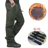 Мужские брюки Зимние двойные грузы теплые толстые мешковатые хлопковые брюки для мужчин мужской военный камуфляж Tactical 230325