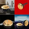 Badaccessoire set waterklep praktische tankaccessoires multi-size toiletknop goud dubbele spoeling