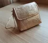 Mini Girls Coin Purse 2023 سلسلة أزياء حقيبة يد الطفل Crossbody تألق أكياس الكتف