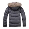 Hommes vers le bas 2023 haute qualité hommes canard veste hiver manteaux fourrure de raton laveur mode vêtements d'extérieur imperméables Parka Homme