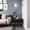 Adesivos de parede adesivo de espelho solar 3d tv background decor de decalque decalque decalque mural banheiro decoração
