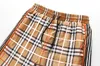 Mens Khaki Shorts Designer Summer Women Men Plaid Print With Pocket Swim Short Casual Sports Gym Quick Drying Man Beach Pants 3XL