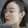 Lyxdesigner högkvalitativa solglasögon 20% rabatt på Ni Ni samma familj Spectacle Female Fashion GG0883 Plain Leopard Frame Anti Blu Ray Myopia Glasses