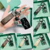 Design Car Keychain Flower Bag Robot Pendant Charm Jewelry Keyring Men Fashion PU Leather Animal Key Chain Accessories No Box
