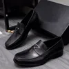 2023 Mens kledingschoenen mode bruiloft echt lederen slip op formele bedrijven oxfords mannelijk merk casual wandel lofers maat 38-44