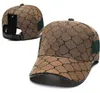Litera haftowa włoska czapka baseballowa luksusowe moda mężczyźni Kobiety podróżują zakrzywiona kaczka marka snapback wypoczynek sunshade designer ball caps street casquette g-38