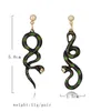 Dangle Earrings Goth Asymmetrical Exaggerated Drop Vintage Snake Shape For Women Girl Jewelry Wholesale Trendy