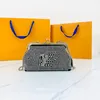 Klasyczny luksusowy projektant Nowe modne torby na ramię metalowy łańcuch crossbody torebka portfel Kobiety Przewrotnie okładka bling Bling Messenger 232v