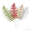 Kwiaty dekoracyjne 10pcs Faux Leaf Fashion Desktop Dekor świąteczny