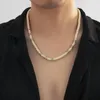 Tour de cou coloré bohème polymère argile perles collier hommes à la mode gros colliers chaînes collier bijoux accessoires sur le cou mâle