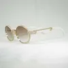 10% di sconto sui nuovi occhiali da sole da uomo e da donna firmati di lusso 20% di sconto sugli occhiali da uomo in corno naturale con strass per occhiali da guida da club occhiali rotondi in legno Gafas Oculos