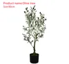 Flores decorativas Plantas de oliveira artificial de 60-180 cm