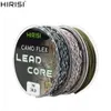 Fishing Accessories 1pcs 35LB 7M Leadcore Carp Fishing Tackle Line Make Carp Hair Rigs 3 Color Braided Lead Line P230325