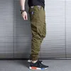 Herenjeans Japanse stijl Fashion Men Vintage Designer Slim Fit Casual Cargo Pants Overalls Streetwear Hip Hop Joggers Pantsmen's