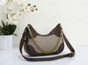 Black Brown Cross Body Bag Designer Detachable Chain Carrying Bag Luxury Saddle Bags Underarm Satchel Handbag Lady Hobo Sling Bag