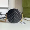 10a Toppkvalitet Lyxdesigner 18,5 cm Läder läder quiltad blixtlås handväska handväska crossbody väska guldkedja bälte
