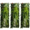 Decorative Flowers 40cm 120cm Wall Artificial Plant Lawn Grass Mat Greenery Panel Decor Fence Carpet Real Touch Moss