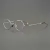 Luxur Designer Fashion Solglasögon 20% rabatt på japansk liten rund handgjorda ultralätt myopia Pure Titanium Full-ramglasögon med höjd