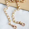 Bag Parts Accessories Imitated Pearl Bag Chain Exquisite Gentle Wide Chain practical Clip Lobster Clasp Elegant beautiful Simple Luggage Accessories 230325