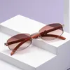30% OFF Luxury Designer New Men's and Women's Sunglasses 20% Off Anti-blue light circular frame real object photography wood grain fashion glasses 885