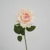 Dekorativa blommor Simulering Austin Rose Flower Känns Fuktande Single Inomhusbordsdekoration Bakgrund Rekvisita Bröllop Fake Bouquet Home