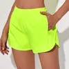 Short de sport de Yoga pour femmes, respirant, à séchage rapide, couleur unie, avec poches, pantalon de course, Fitness, vêtements de sport princesse, Leggings de gymnastique