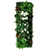 Dekorative Blumen 40 cm 120 cm Heimdekoration Wand Gras Simulation Künstliche Pflanzenplatte Fenster Wohnzimmer Shop Dekor Quadratischer Rasen