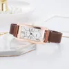 Avanadores de pulso Women Golden Watch Starry Square Dial Bracelet Watches Ladies Magnet Band Quartz Relógios femininos Zegarek Damski Reloj Moun22