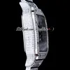 Tom Holland Dumont Swiss Ronda Quartz Mens Watch Paved Diamonds WHSA0007 W pełni oblasyfikowana obudowa diamentowa i bransoletka szkielet rzymski super edycja pureteme e5