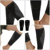 Rodilleras Codo 2 piezas Práctica parte inferior de la pierna Manga Brace Support Sports Protection Pad (Negro)