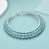 Choker Avancerat mode Multi-Layer Rhinestone Halsband Bridal Wedding Dress Accessories