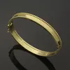 2023 Nowa marka Bransoletka mankietowa para mody mody Bransoletka Letter Bransoletka 18k Gold Titanium Stal Bransoletka