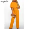 Kobiety Jumpsuits Rompers Dropshipsus kombinezon rompers damski kombinezon dla kobiet kombinezon streetwear romper wiosna lato koronka z krótkim rękawem 230325