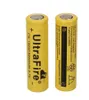 Hight Quality UltraFire 18650 litiumbatterier 9800mAh 3.7V Uppladdningsbart batteri gul li-ion Bateria för elektronisk LED-ljus Heanlamp ficklampa billeksak