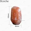 Nachtlichten Himalayan Crystal Salt Lamp Led Rock Night Light Hand Hand Gesneden Basis Stand Licht Lucht Zuiveraar Slaapkamer Home Decor Luminaire P230325