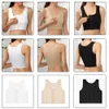 Women's Shapers MISTHIN Chest Binder Lesbian Tomboy Seamless Women Tank Top Bra Bustier Underwear Zipper Corset Flat Vest Plus Size Shaper 230325