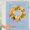 Flores decorativas brilhantes para a grinalda de ovo da páscoa Janela pendurada Ornamento de guirlanda para a festa de casas decoração de residências decorações 2023