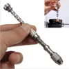 Watch Repair Kits Set Mini Twist Drill Bits With Semi-Automatic Handdrill Suit Micro-Hobby Craft Jewelry Wood Hand Tools &