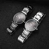 Wristwatches Top Brand Fashion Womens Ladies Sleek Minimalist Calendar Stainless Steel Mesh Belt YOLAKO Men Quartz Watch Clock Saat Gift Q
