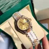 with Original Box Papers Women Watch Lady Size 31mm Date Girl Sapphire Glass Wristwatch Automatic Mechanical Movement Watch