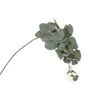 装飾的な花人工ユーカリの葉の茎ユーカリプト枝植物花柄の花束ウェディングホリデーグリーン装飾偽物