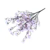 Декоративные цветы венки 50 см. Кучка из 6-х корешков искусственной персиковой ветвь, украшение, украшение шелковой свадьба, вишневая вишня