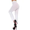 Kobiety majtki Kobiety seksowne chude błyszczące spodnie ołówkowe spodnie błyszczące czyste krocze legginsy przezroczyste patrz przez Linger236V