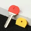 Keychains 12/24/32pcs Multi Color Key Taps Tags Identificador Tags Soft Silicone Topper Keyring Teclas de etiqueta Organizador