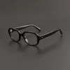 Lunettes de soleil de luxe pour hommes et femmes Les lunettes de soleil en plaque faites à la main du designer japonais pour hommes, la myopie de la mode personnalisée peuvent être assorties à un grand nombre de