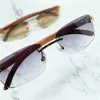 20% DE DESCUENTO Diseñador de lujo Nuevos hombres y mujeres Gafas de sol 20% de descuento Gafas de madera para hombres Tonos cuadrados para mujeres gafas de sol Lentes de 3 mm GafasKajia