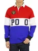 22 Lente/Zomer Hoge Kwaliteit polo Katoen Shirts Grote Maat Lange Mouwen Mode Sport Casual Colorblocking Losse T-Shirts S-5XL