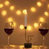 Держатели свечей кованый утюр Мраморный держатель металлический декоративный орнамент свеча для домашней спальни декор комнаты подарок