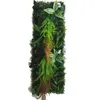 Dekoratif çiçekler 40cm 120cm duvar yapay bitki çim çimen mat yeşillik paneli dekor çit halı gerçek dokunmatik yosun