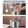 Pans 1Pc Portable Stainless Steel Saucepan Practical Soup Pot Cooking